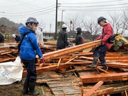 災害被災地でのボランティア活動