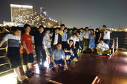 月１定例会議の後は全員で飲み会(屋形船)