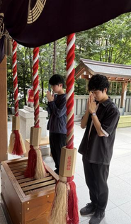 近隣の福富神社へ恒例のお参り