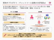 開発中のプロダクト