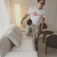 セッティング作業中