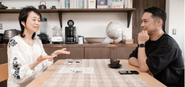 商品PRについての商談風景（ふるさと納税事業）