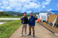 宮崎出張にて、地域の農家さんと