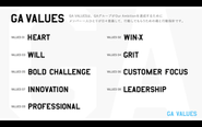 社員一人ひとりが日々の業務でこれらのバリューを体現しています。