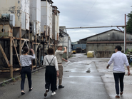 姫路の皮ぬめしの工場の現場へ。