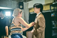 キャストさんに気持ちよく演技してもらえるように準備中…
