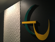 大阪本社のエントランスです。