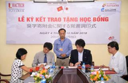 ハノイ工科大学とMOU及び奨学寄附金100,000USD