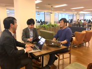 別事業部の営業と連携して提案を進めていただきます