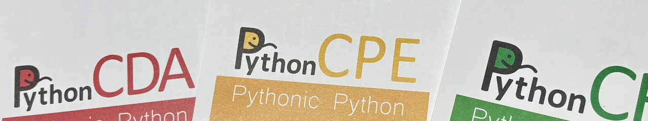 Pythonの資格を3つ取得しました