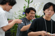 月次報告会のあとは毎月ピザパーティーを開催しています！