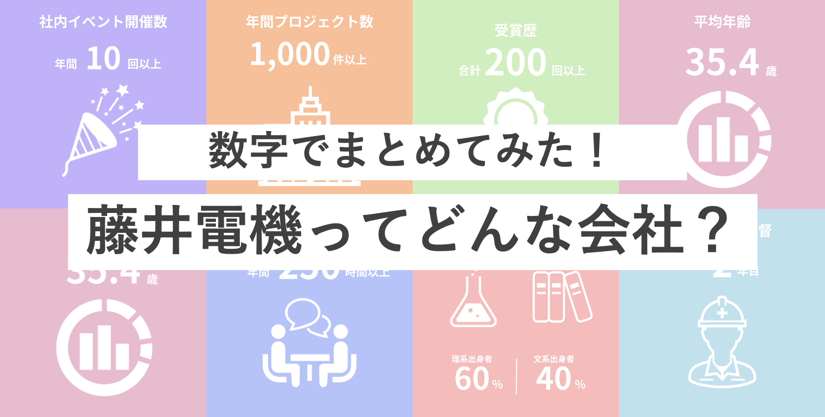 【数字でまとめてみた】藤井電機ってどんな会社？
