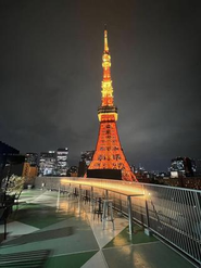 東京タワーの全貌を眺められる開放的なオフィスです。