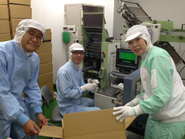 大井工場での1シーンです。