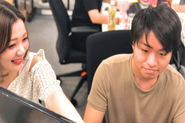 わからないことも先輩がサポートします。