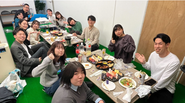 nuwebメンバーとの懇親会の様子