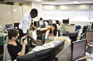 外国人スタッフが多いので、風通しが良い社風です。