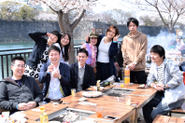 年に2回 大阪・東京合同のBBQを開催しています