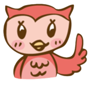 弊社はマスコットキャラクターも！コーホーちゃんです🦉