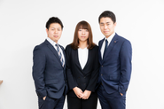 今最も勢いに載っている主任3兄弟。全員が30歳未満であり、年齢・性別関係なく上を目指せる環境があるので、ぜひ3名に続いてください！