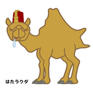 会社のイメージキャラクター「はたラクダ」です。