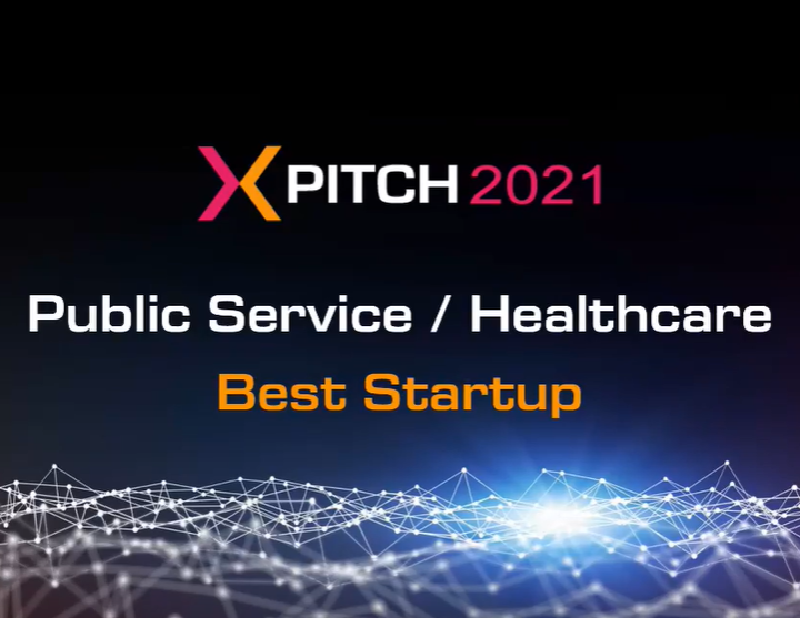 『X-PITCH 2021』にて、アジラがPublic Service / Healthcare 部門でBest Startupを受賞