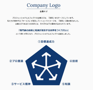 企業ロゴに込められた想い。デザインのベースは「波及」。