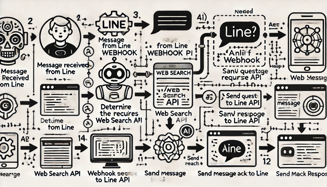 AIとchatできるLineBotを作った話6