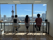 メンバー同士のランチタイムの様子