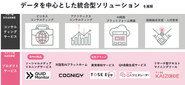 TDSEの事業内容です。データを軸にコンサルティングサービスとプロダクトサービスを提供しています。