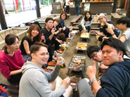 社員旅行時のバーベキュー