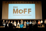 2024.11 原宿で開催した「MoFF」というイベント開催時の様子。毎年、エシカルマルシェ × トークセッション ×  音楽ライブ × クリエイティブを兼ねたイベントを開催。写真はトークセッションのラストを飾った、大学教授や省庁の方と学生を巻き込んだセッションの様子。