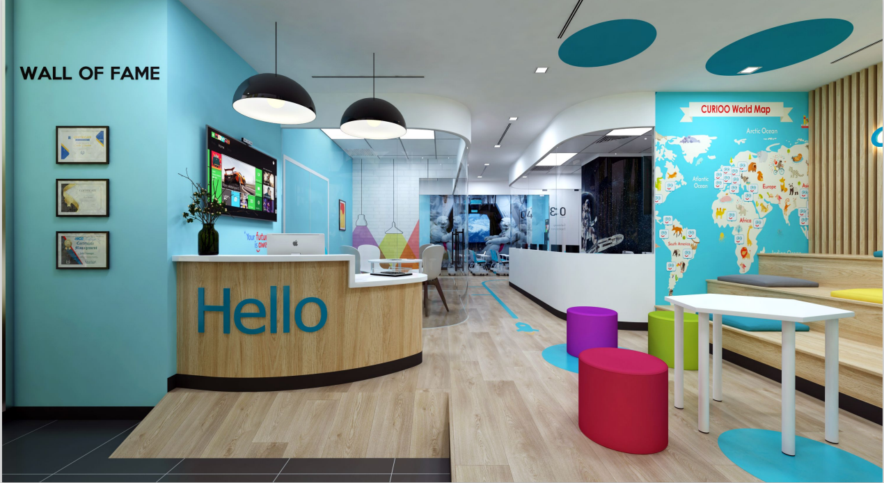 子どもたちがワクワクするような教室を！第一スタジオのデザインをご紹介