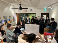 新年会では全社員リモート組も集まりみんなでコミュニケーションを取ります！ ゲーム大会での一コマ♪