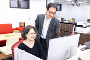 社員間がフラットな関係で相談や意見も言いやすく仕事がしやすい会社です！
