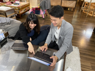 今ではすっかり頼もしい！インターンシップ生♬