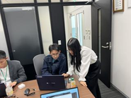 研修中の1コマ