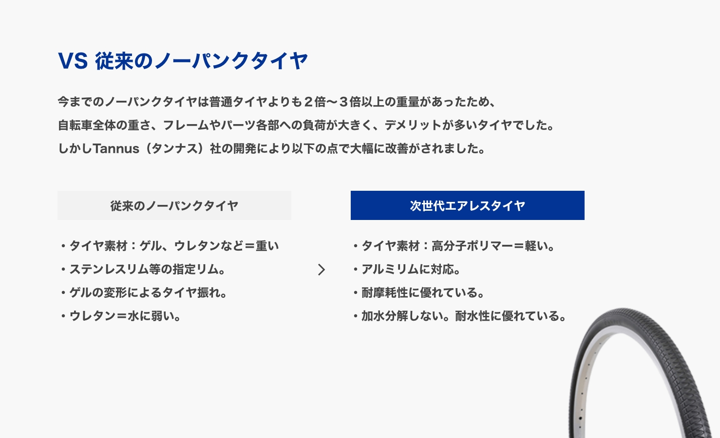あらためて、パンクしない自転車（タイヤ）をご覧ください | 武田産業