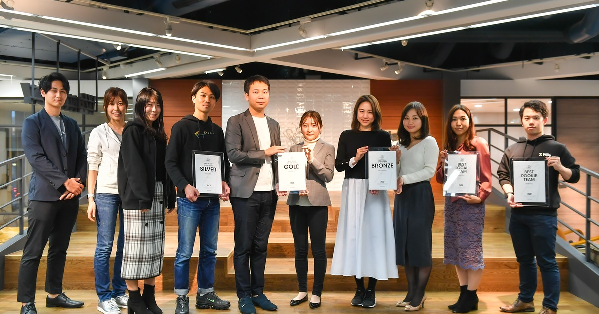 ウォンテッドリーアワード「BEST TEAM OF THE YEAR賞」の『GOLD賞』を受賞しました！