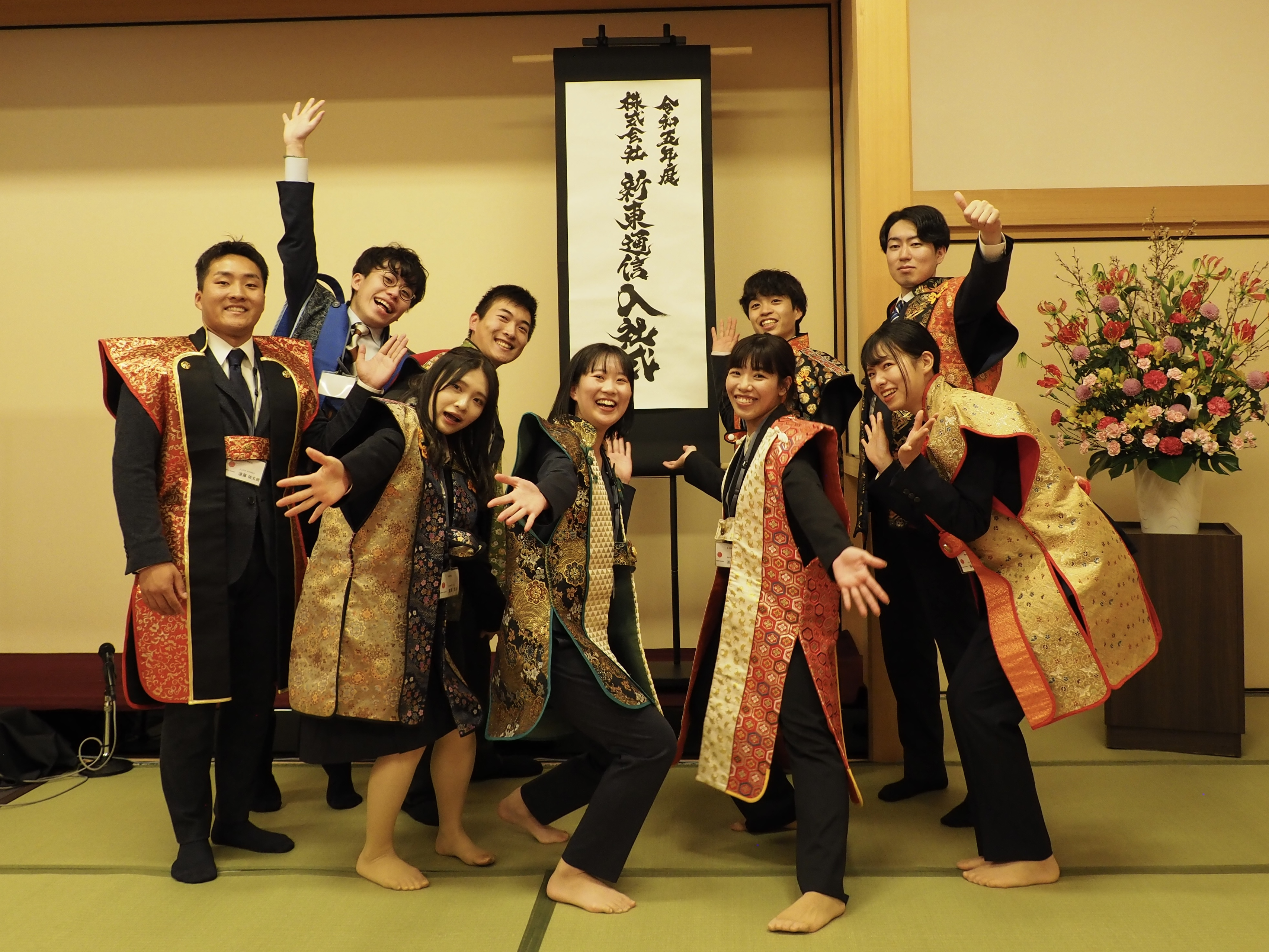 広告業界で天下を目指す新武将9名現る～23卒入社式in名古屋城本丸御殿！