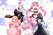 多くのVタレントの方々が活躍されています