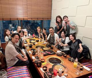 定期的に開催される会食やBBQ