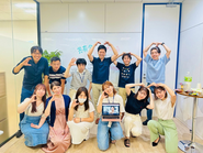 コミュニケーションを重視しており、部を横断してミッションビジョンバリューを体現しましょう！