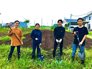 都心から1時間。埼玉県越谷市にある私たちの畑「田心ファーム」。カフェで使う野菜やメンバーの欲しい野菜をともに作るコミュニティファームです。農地のない台東区の子どもたちが自然に触れる機会を作ります。