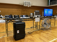タメルラボ.は全国800ヵ所以上の避難所で活躍しております。
