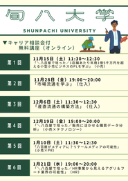 全6回の講座を開催。ご都合の良い日程に合わせて参加することができます。開催後のアーカイブ配信の申し込みも可能です◎当日の参加が難しい方は是非ご利用ください！