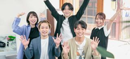 チームみんなで、新しいビジネスに積極的に挑戦します。