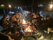 キャンプでのチルタイム！