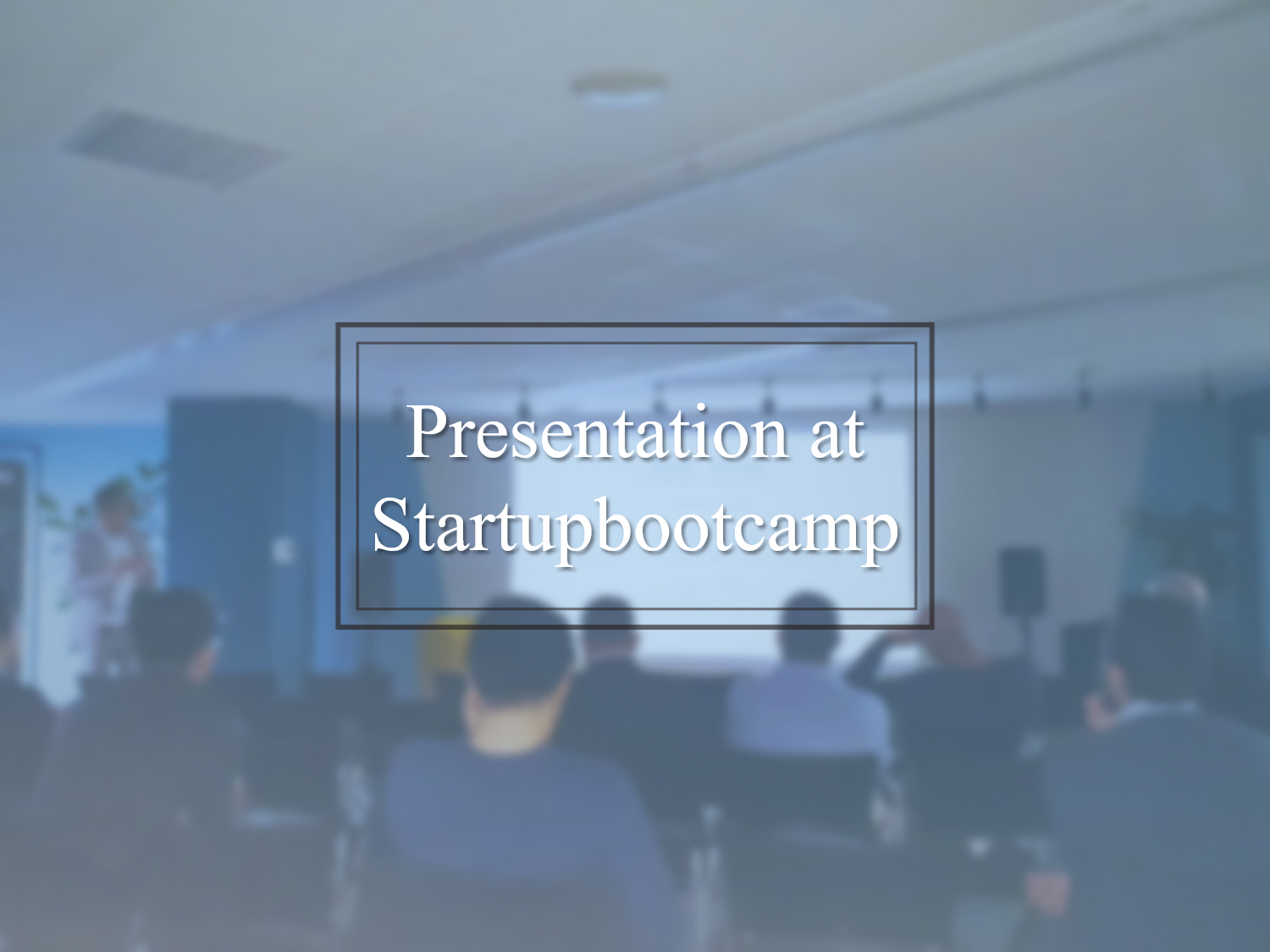 ”Startupbootcamp"に弊社代表盛内が登壇しました！！