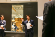 取締役の於本。本気で「函館からスターを輩出したい」と日ごろから社内外へメッセージを発信してます。